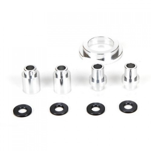 �˾���ũ LOS256008 [TEAM LOSI] Engine Mount Spacer & Clutch Mount, AL, Slvr: MTXL
