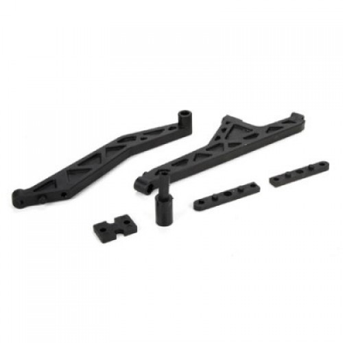 �˾���ũ LOS251037 [TEAM LOSI] FR/RR Chassis Brace & CNTR Diff Spcr: Monster Truck XL