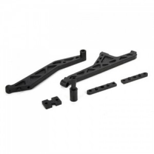 [TEAM LOSI] FR/RR Chassis Brace & CNTR Diff Spcr: Monster Truck XL