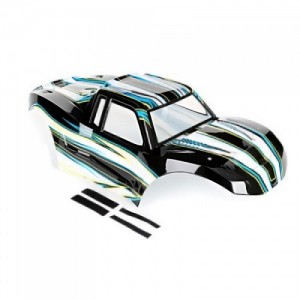 [TEAM LOSI] Body, Painted, Black: Monster Truck XL �ٵ� (����)