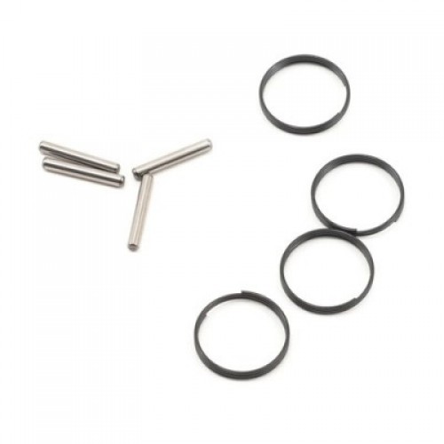 �˾���ũ LOSA3199 [TEAM LOSI] SteeCV Pin Retainer Clip & 11mm Pins HD: CCR, NCR
