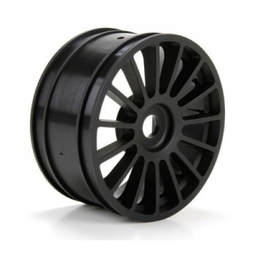�˾���ũ LOS45010 [TEAM LOSI] Wheel, Black (2):�ƿ�� R8 ������