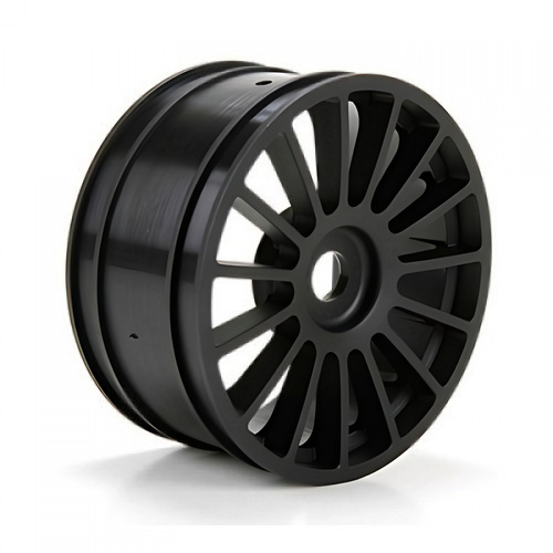 �˾���ũ LOS45010 [TEAM LOSI] Wheel, Black (2):�ƿ�� R8 ������