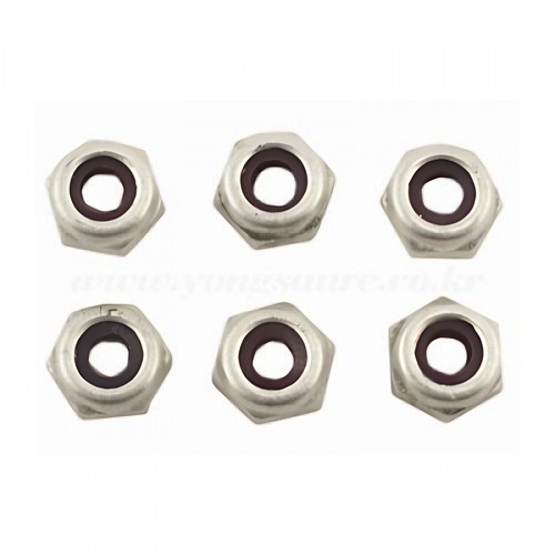 �˾���ũ LOSA6310 [TEAM LOSI] 8-32 LOCK NUTS, ALUM - 8-32 �˷�̴� �� ��Ʈ 6������ (��ġ������)