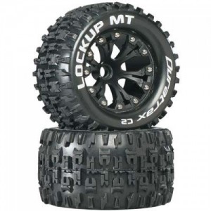 [DURATRAX] Duratrax Lockup MT 2.8 2WD Mounted Front C2 Black (2)
