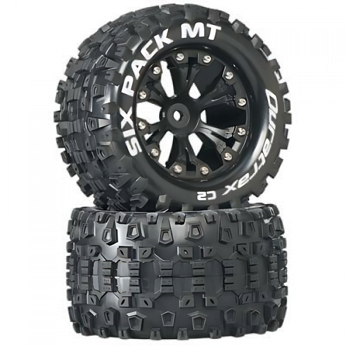 �˾���ũ DTXC3520 [DURATRAX] Duratrax Six Pack MT 2.8 2WD Mounted Rear C2 Black (2)