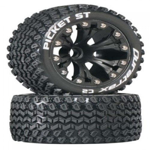 �˾���ũ DTXC3546 [DURATRAX] Duratrax Picket ST 2.8 2WD Mounted Front C2 Black (2)