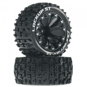 [DURATRAX] Duratrax Lockup ST 2.8 Mounted Offset Black (2)