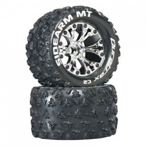 [DURATRAX] Duratrax Sidearm MT 2.8 2WD Mounted Fr C2 Chrome (2)
