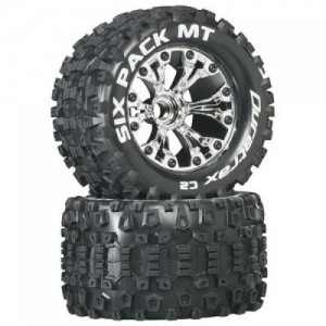 [DURATRAX] Duratrax Six Pack MT 2.8 2WD Mounted Front C2 Chrome (2