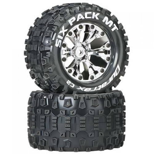 �˾���ũ DTXC3521 [DURATRAX] Duratrax Six Pack MT 2.8 2WD Mounted Rear C2 Chrome (2)
