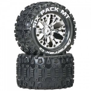 [DURATRAX] Duratrax Six Pack MT 2.8 2WD Mounted Rear C2 Chrome (2)