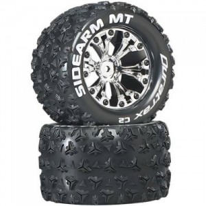 [DURATRAX] Duratrax Sidearm MT 2.8 Mounted 1/2 Offset C2 Chrm (2