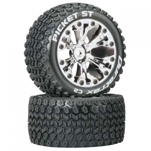 �˾���ũ DTXC3549 [DURATRAX] Duratrax Picket ST 2.8 2WD Mounted Rear C2 Chrome (2)