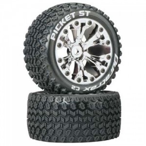 [DURATRAX] Duratrax Picket ST 2.8 2WD Mounted Rear C2 Chrome (2)