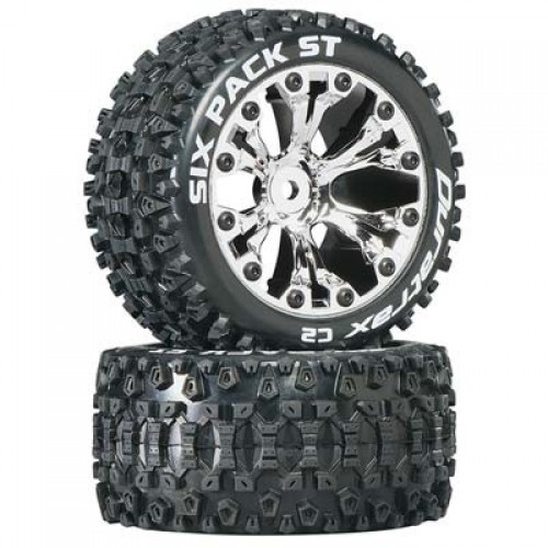 �˾���ũ DTXC3561 [DURATRAX] Duratrax Six Pack ST 2.8 2WD Mounted Rear C2 Chrome (2)