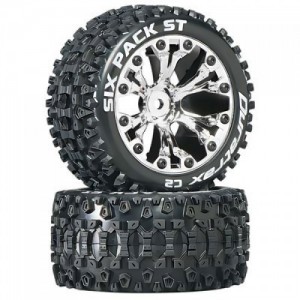 [DURATRAX] Duratrax Six Pack ST 2.8 2WD Mounted Rear C2 Chrome (2)