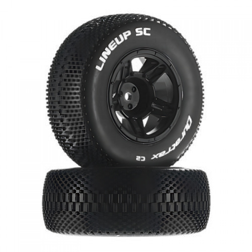 �˾���ũ DTXC3678 [DURATRAX] Duratrax 1/10 Lineup SC Tire C2 Mounted Front Slash (2) (Traxxas Slash 2WD ��Ÿ�̾�� �������)