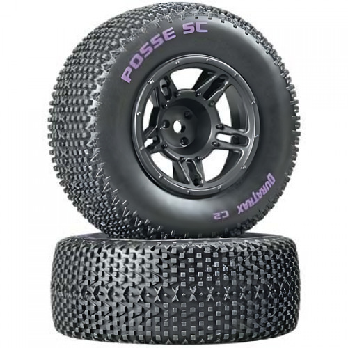 �˾���ũ DTXC3694 [DURATRAX] Duratrax Posse SC Tire C2 Mounted Front Slash (2)