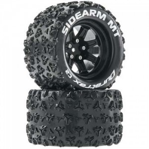 [DURATRAX] Duratrax Sidearm MT 2.8 Mounted Black 14mm Hex (2)