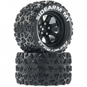 [DURATRAX] Duratrax Sidearm MT 2.8 Mounted Black 14mm Hex (2)