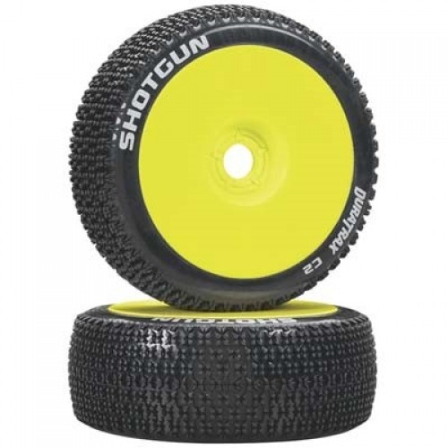 �˾���ũ DTXC3627 [DURATRAX] Duratrax 1/8 Shotgun Buggy Tire C2 Mounted Yellow (2)