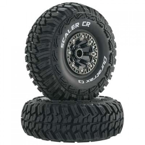 �˾���ũ DTXC4039 [DURATRAX] Duratrax Scaler CR C3 Mntd 2.2 Crawler Blk/Chr (2)