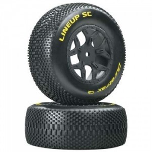 [DURATRAX] Duratrax 1/10 Lineup SC Tire C2 Mounted SCTE 4x4 (2)
