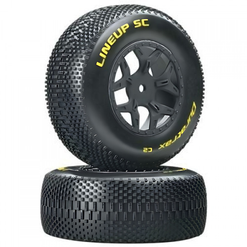 �˾���ũ DTXC3683 [DURATRAX] Duratrax 1/10 Lineup SC Tire C2 Mounted SCTE 4x4 (2)