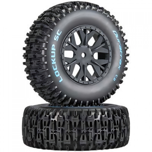 �˾���ũ DTXC3674 [DURATRAX] Duratrax Lockup SC Tire C2 Mounted SC10 4x4 (2)
