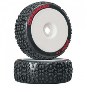 [DURATRAX] 1/8 Derringer Buggy Tire Mounted White (2)