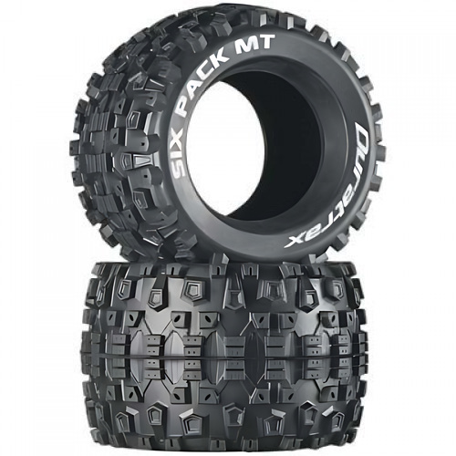 �˾���ũ DTXC4013 [DURATRAX] Duratrax Six Pack MT 3.8 Tire (2)