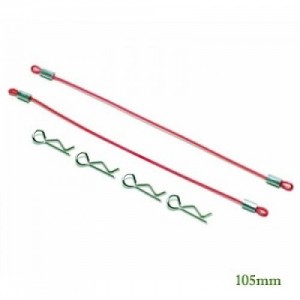 [HSP Racing] Zeppin Red Body Pin Wire 105mm 1pcs (1/10 ���� �ٵ���)