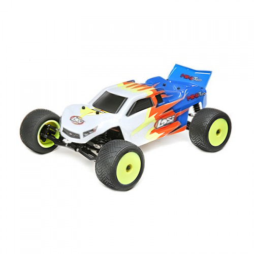 �˾���ũ LOS01015T2 [LOSI] 1/18 MINI-T 2.0 2WD ��Ÿ��� Ʈ�� �귯�� ���� Ǯ��Ʈ - �Ķ�
