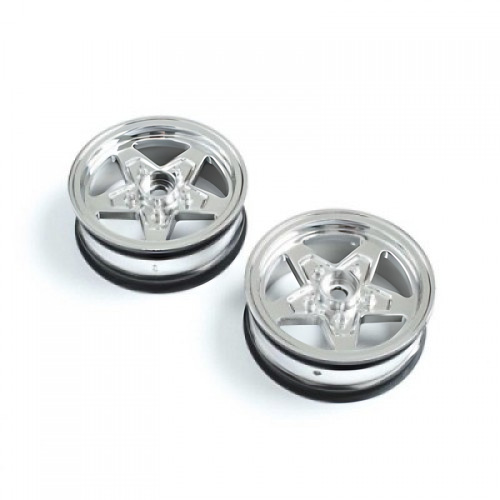 �˾���ũ LOS43045 [TEAM LOSI] Front Wheel, Chrome (2): 22S Drag