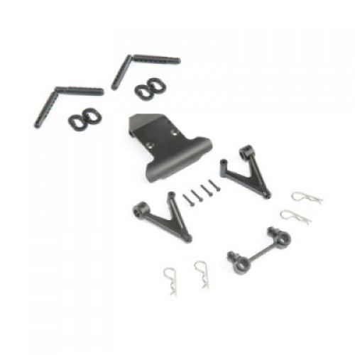 �˾���ũ LOS231053 [TEAM LOSI] Front Bumper & Body Mount Set: 22S ST