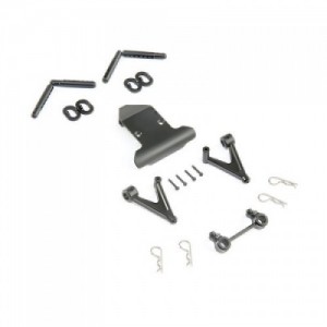 [TEAM LOSI] Front Bumper & Body Mount Set: 22S ST