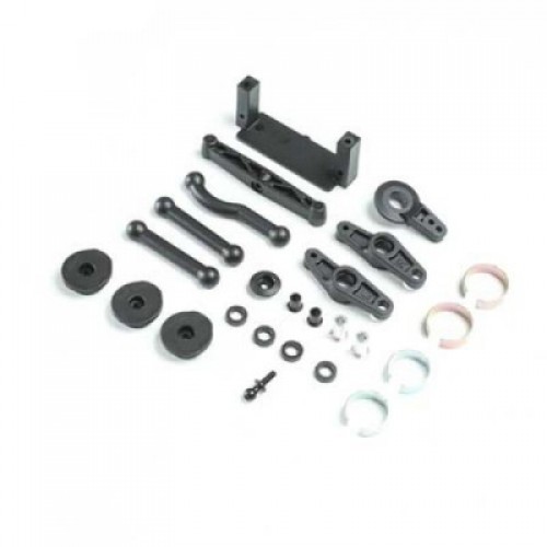 [�˾���ũ] LOS231066 [TEAM LOSI] Steering Bellcrank Servo Saver & Mounts V100