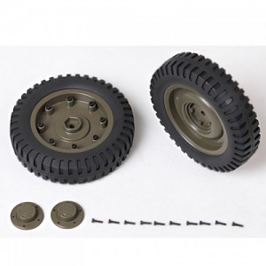 [ROC HOBBY] 1:6 1941 MB SCALER REAR WHEELS ASSEMBLY (1 Pair)