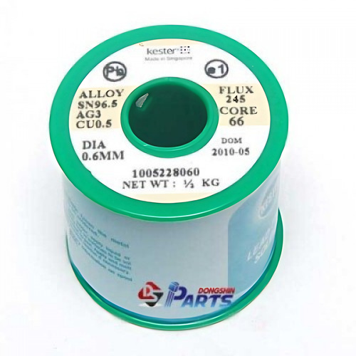 �˾���ũ KESTER 245 PB FREE 0.6mm KESTER 245 ������ 0.6mm 500g Sn-96.5, Ag-3.0, Cu-0.5