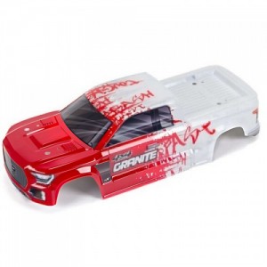 [ARRMA] ARA402306 GRANITE 4X4 BLX PAINTED DECALED TRIMMED BODY (RED)