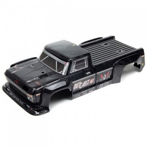 [ARRMA] ARA406160 OUTCAST EXB 6S BLX PAINTED DECALED TRIMMED BODY (BLACK)