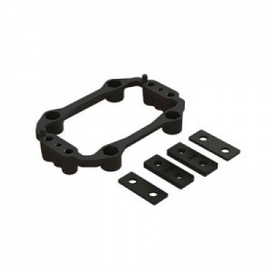 [ARRMA] ARA320650 ALUMINUM SERVO MOUNT PLASTIC HOLDER SET