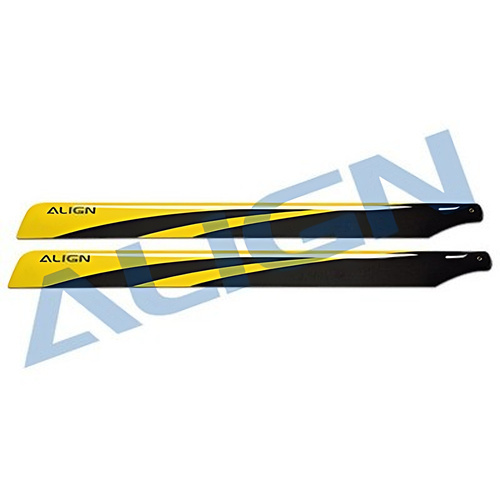 �˾���ũ HD650AT [ALIGN] 650 Carbon Fiber Blades - Yellow