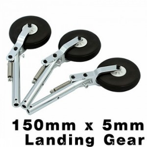 150mm Alu Shock Landing Gear 5mm - �������