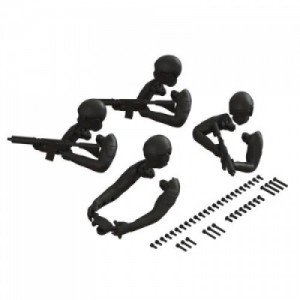 [ARRMA] ARA480057 Driver Figure Set, Black