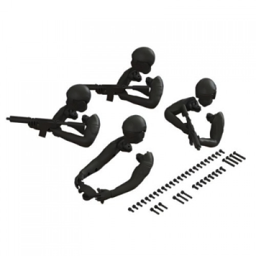 �˾���ũ ARA480057 [ARRMA] ARA480057 Driver Figure Set, Black