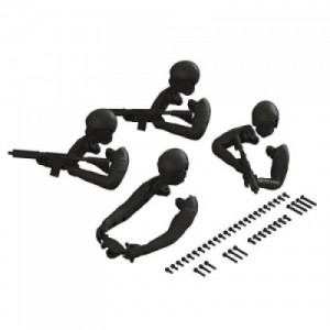 [ARRMA] ARA480057 Driver Figure Set, Black