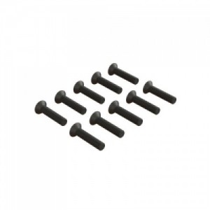 [ARRMA] ARA722314 Flat Head Hex Machine Screw, M3x14mm (10)