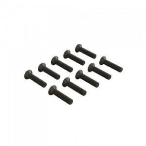 [ARRMA] ARA722314 Flat Head Hex Machine Screw, M3x14mm (10)